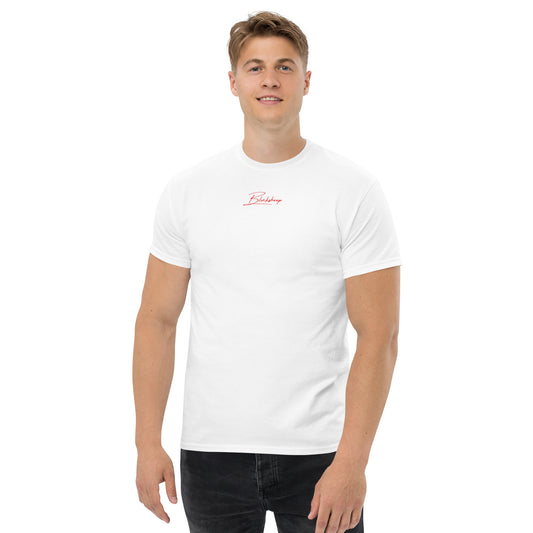 BLVCKSHXXP SIGNATURE UNISEX TEE - WHITE