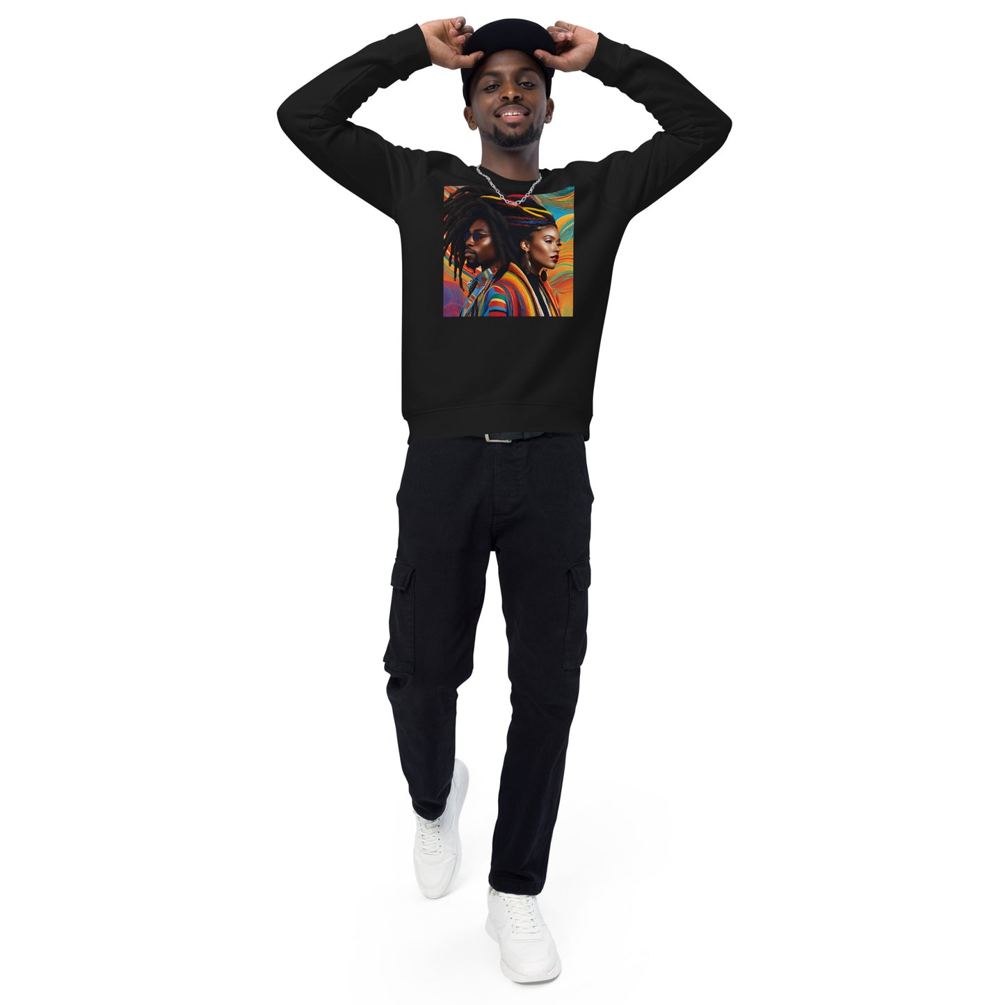 BLVCKSHXXP QUANTUM LOVE - BLACK SWEATSHIRT